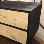 Supra-reciclaje Gavetero Shou Sugi Ban