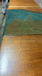Supra-reciclaje Mesa de comedor con rio de resina