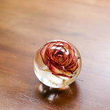 Encapsulado Rosa en resina