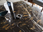 Kintsugi Mesa de marmol negra