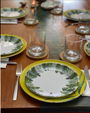 Supra-reciclaje Mesa de comedor con rio de resina