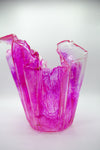 Jarron de resina Carmelia (fucsia)