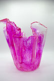Jarron de resina Carmelia (fucsia)