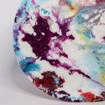 Pintura circular Galaxia Blanca