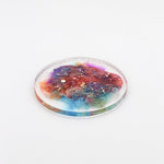 Coasters Posavasos Explosión de Colores en resina