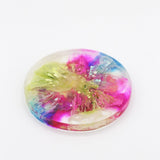 Coasters Posavasos Explosión de Colores en resina