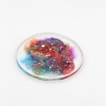 Coasters Posavasos Explosión de Colores en resina