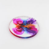 Coasters Posavasos Explosión de Colores en resina