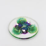 Coasters Posavasos Explosión de Colores en resina