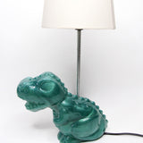 Lámpara Dinosaurio de resina con pantalla