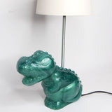 Lámpara Dinosaurio de resina con pantalla