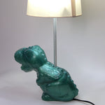 Lámpara Dinosaurio de resina con pantalla