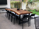 Supra-reciclaje mesa para pergola