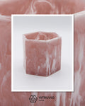 Maceta marmol rosa