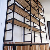 Librera grande de pared completa