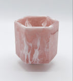 Maceta marmol rosa